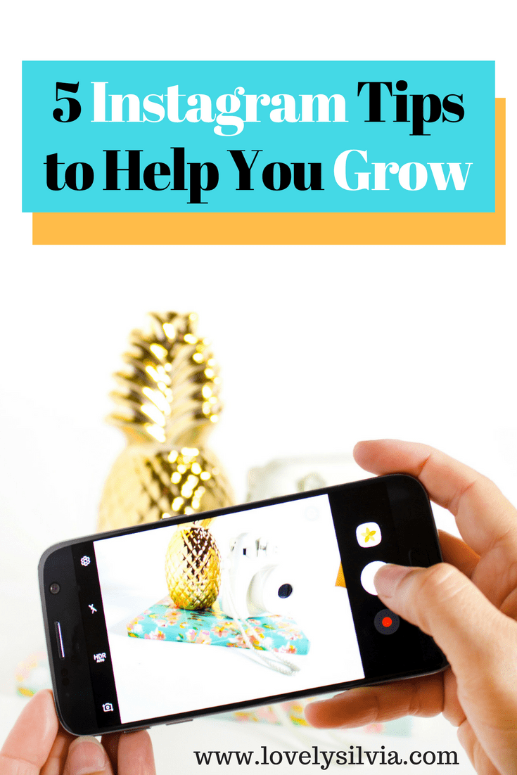 5 Instagram Tips To Help You Grow - Lovely Silvia | A Life & Style Diary